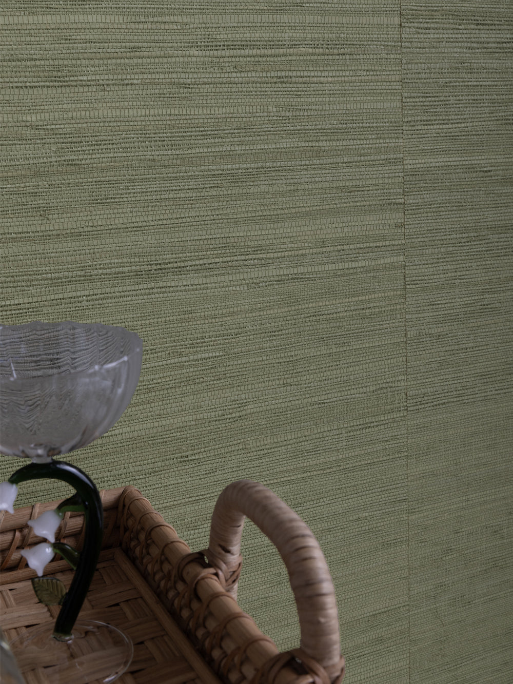 woven solid grasscloth wallpaper in ceylon