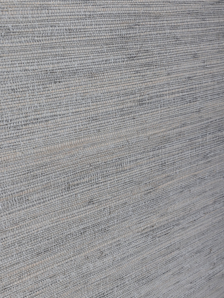 woven solid grasscloth wallpaper in porcelain