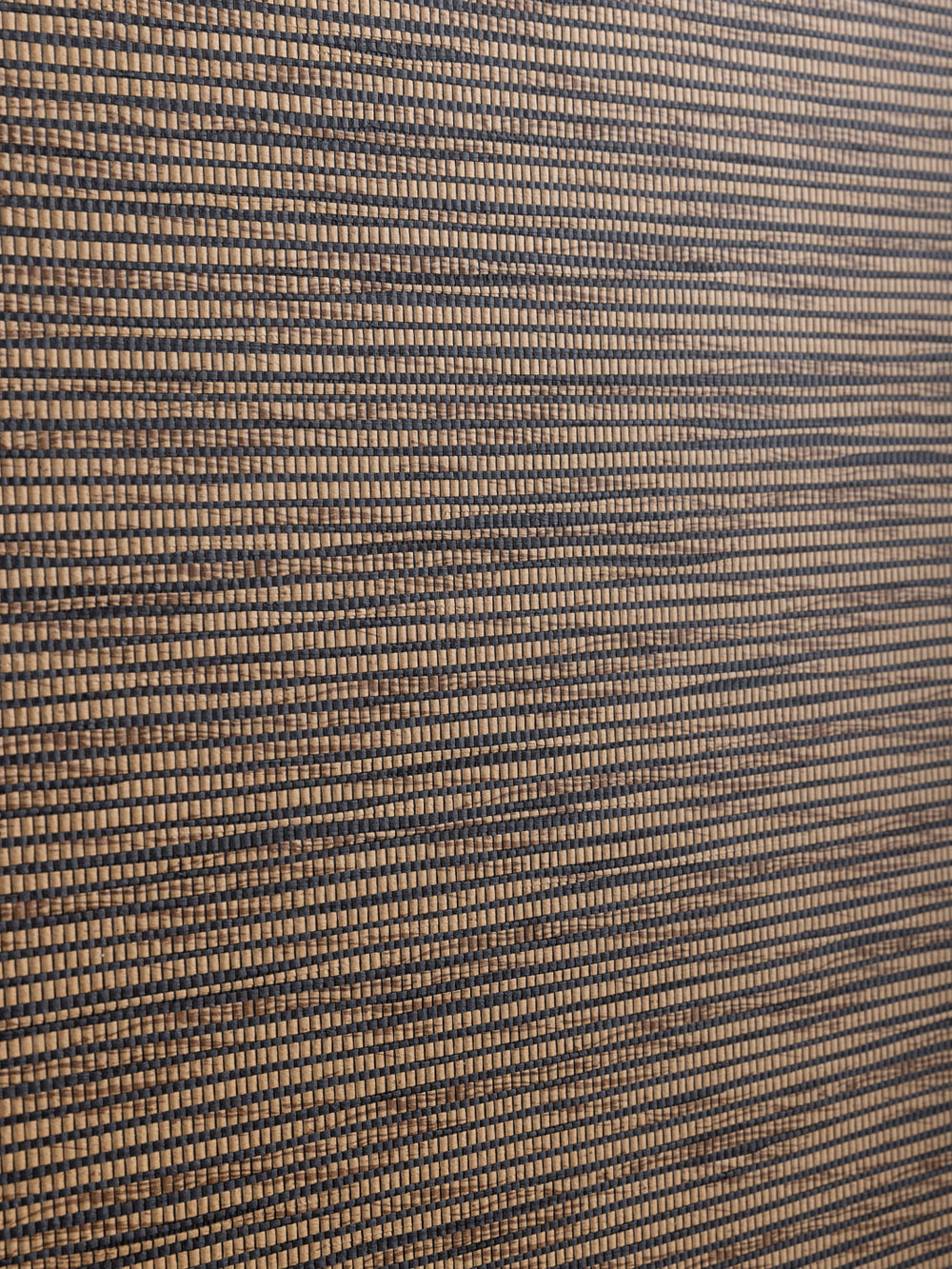 woven textures grasscloth wallpaper in cinnamon stripe