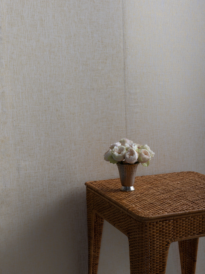 'Woven Textures' Grasscloth Wallpaper - Gold Weave