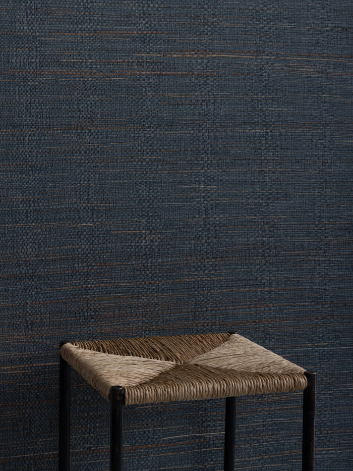 'Woven Two Tone' Grasscloth - Chambray