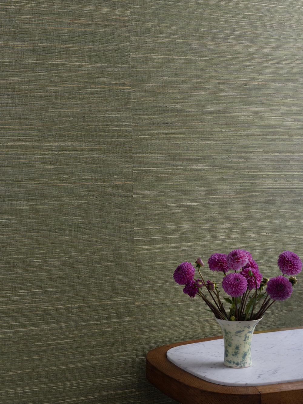 woven two tone grasscloth wallpaper in duck