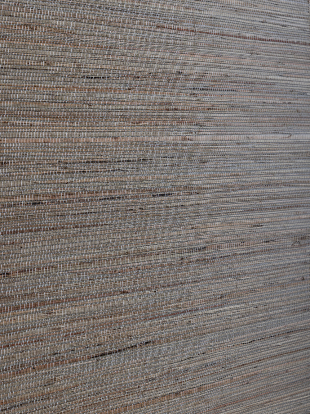woven two tone grasscloth wallpaper in steel