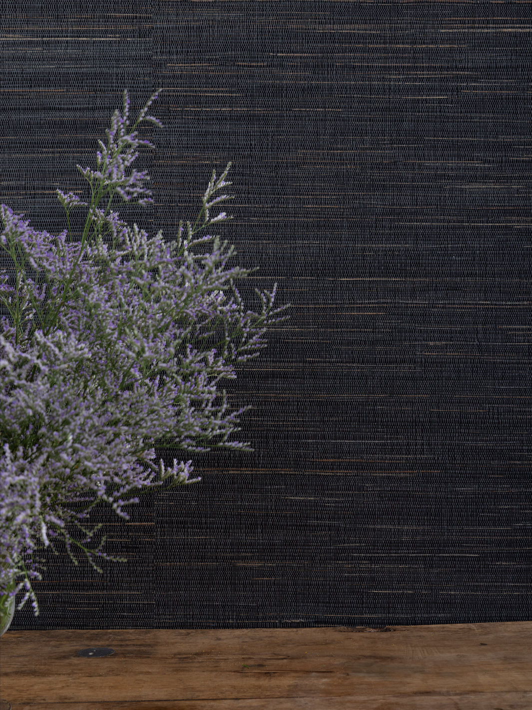 woven two tone grasscloth wallpaper in tar