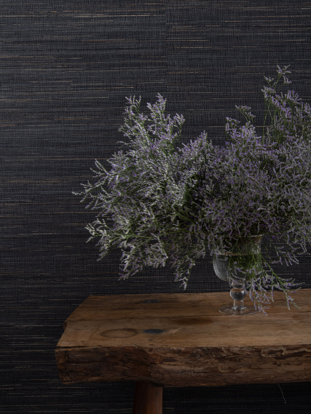 woven two tone grasscloth wallpaper in tar