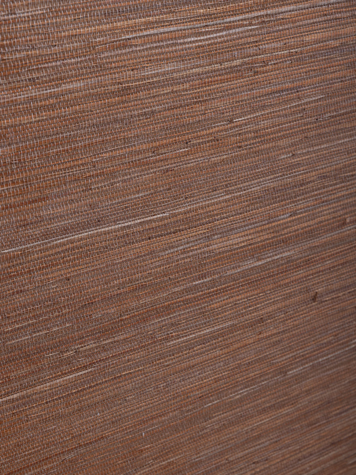 woven two tone grasscloth wallpaper in bark