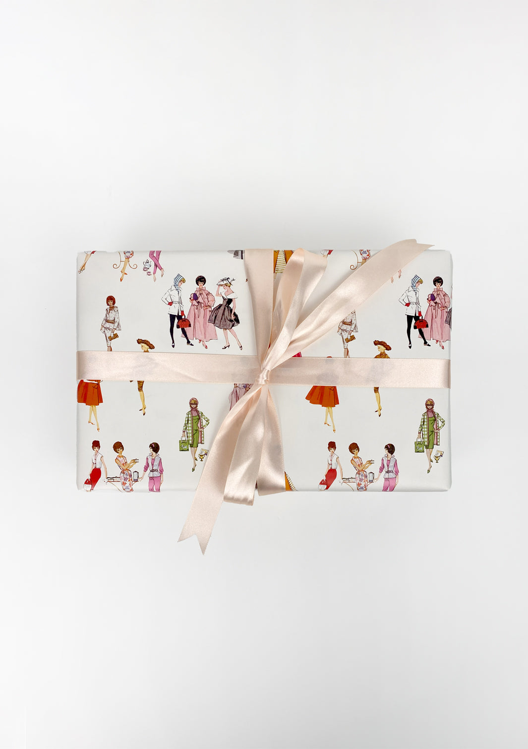 1960's Barbie™ Gift Wrap - Cream