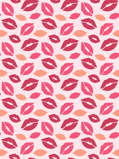 'Kiss My A' Wallpaper by Nathan Turner - Pink