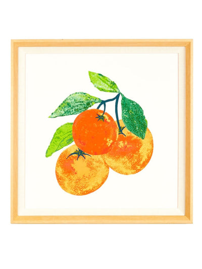 'Ojai Valley Oranges' Framed Art by Nathan Turner