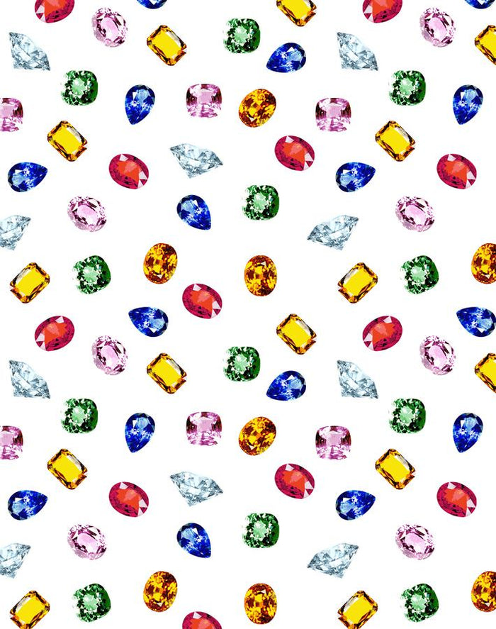 'Five Karat' Wallpaper by Nathan Turner - White
