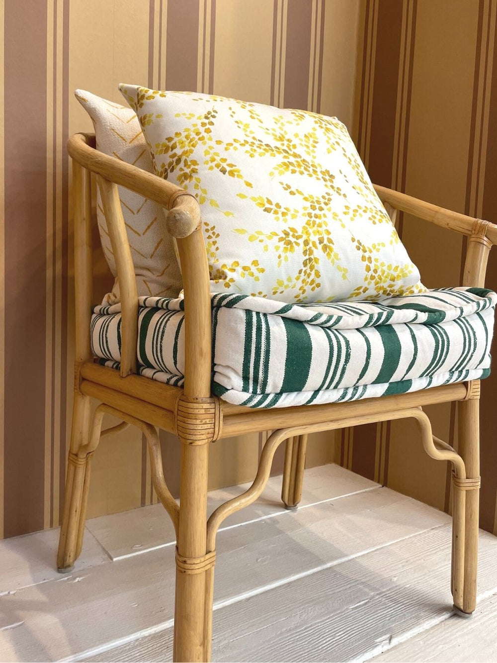 sweet caroline throw pillow yellow on hopsack