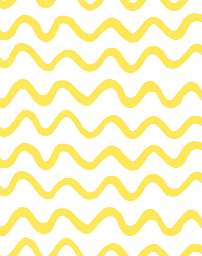 'Aegean Waves' Wallpaper by Tea Collection - Daffodil