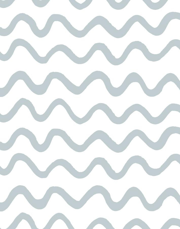 'Aegean Waves' Wallpaper by Tea Collection - Elephant