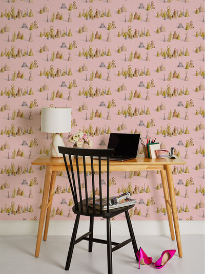 all the bells wallpaper by sarah jessica parker slipper