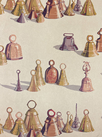 'All The Bells' Kraft' Wallpaper by Sarah Jessica Parker - Natural
