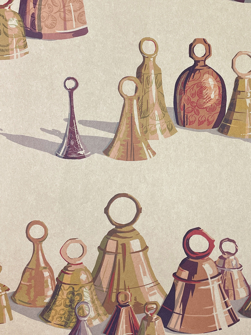 all the bells kraft wallpaper by sarah jessica parker natural
