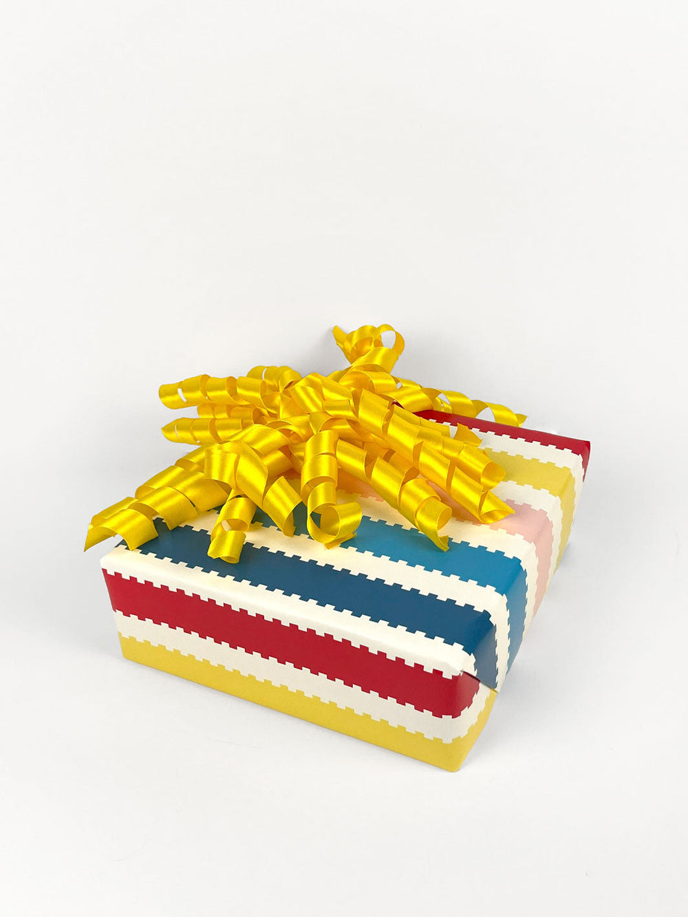 Allan Stripe Barbie™ Gift Wrap - Red Blue Pink