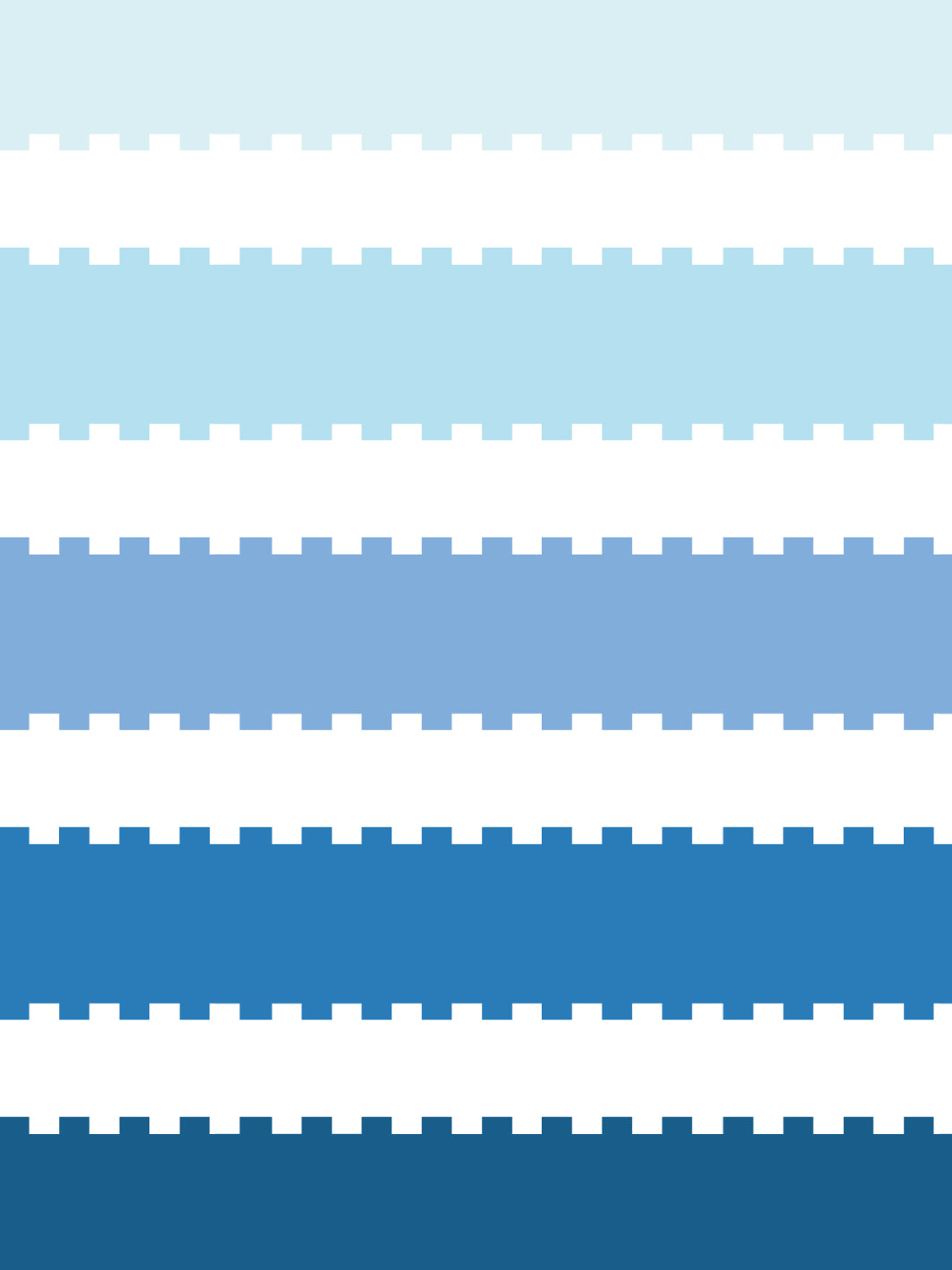 'Allan Stripe' Wallpaper by Barbie™ - Blue / Sky