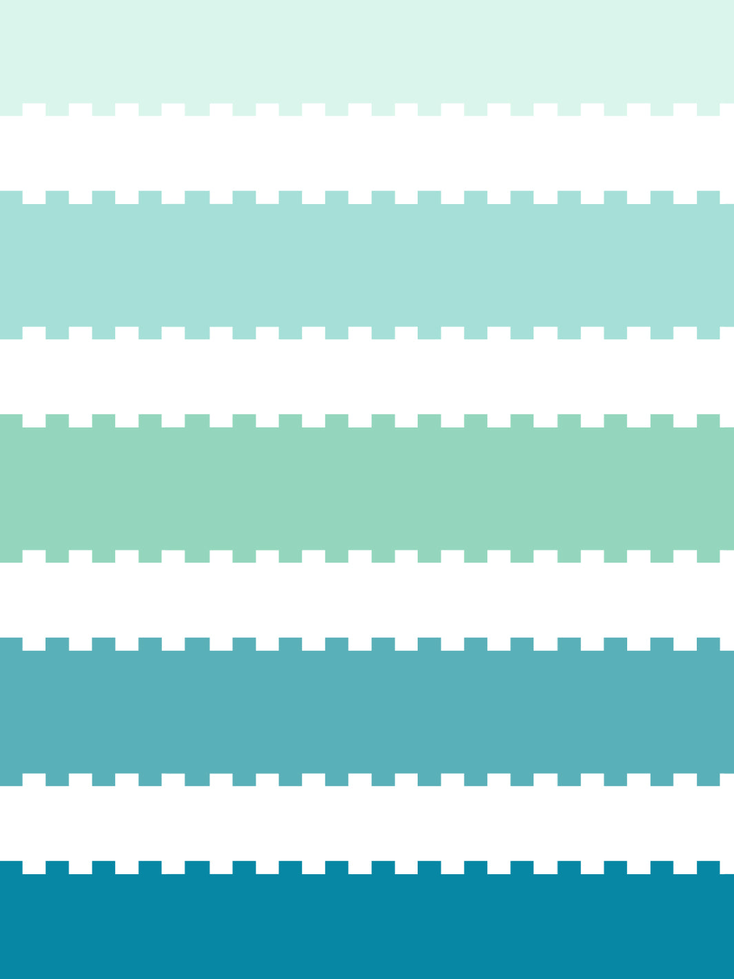 'Allan Stripe' Wallpaper by Barbie™ - Teal / Aqua