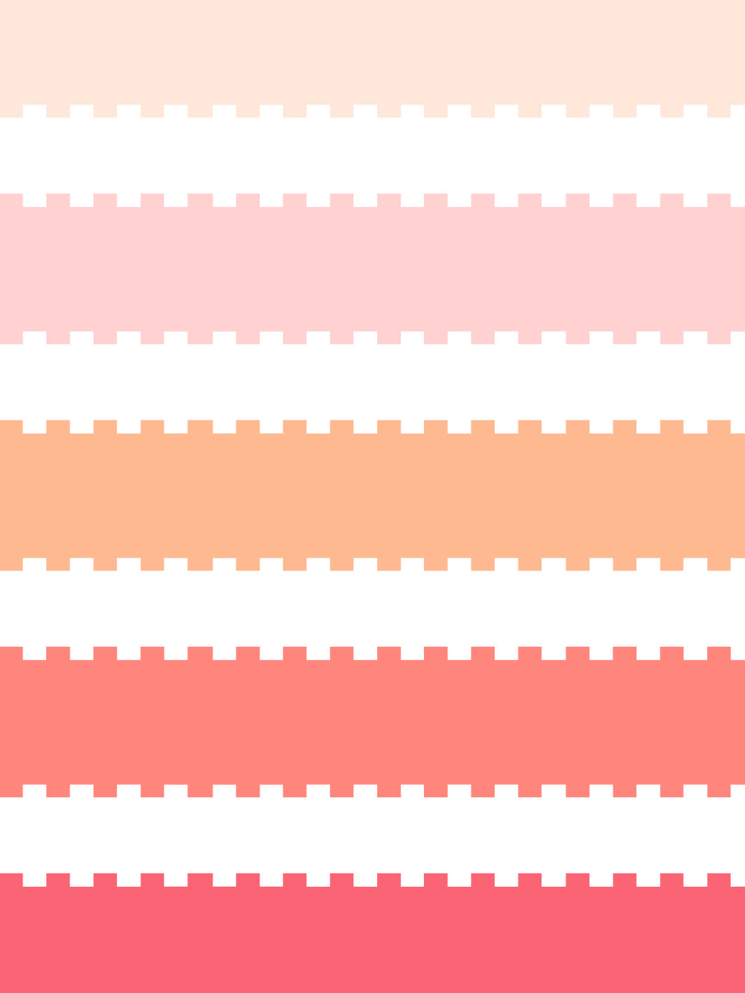 'Allan Stripe' Wallpaper by Barbie™ - Watermelon / Peach