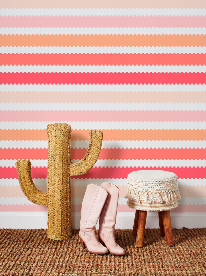 allan-stripe-wallpaper-by-barbie-watermelon-peach