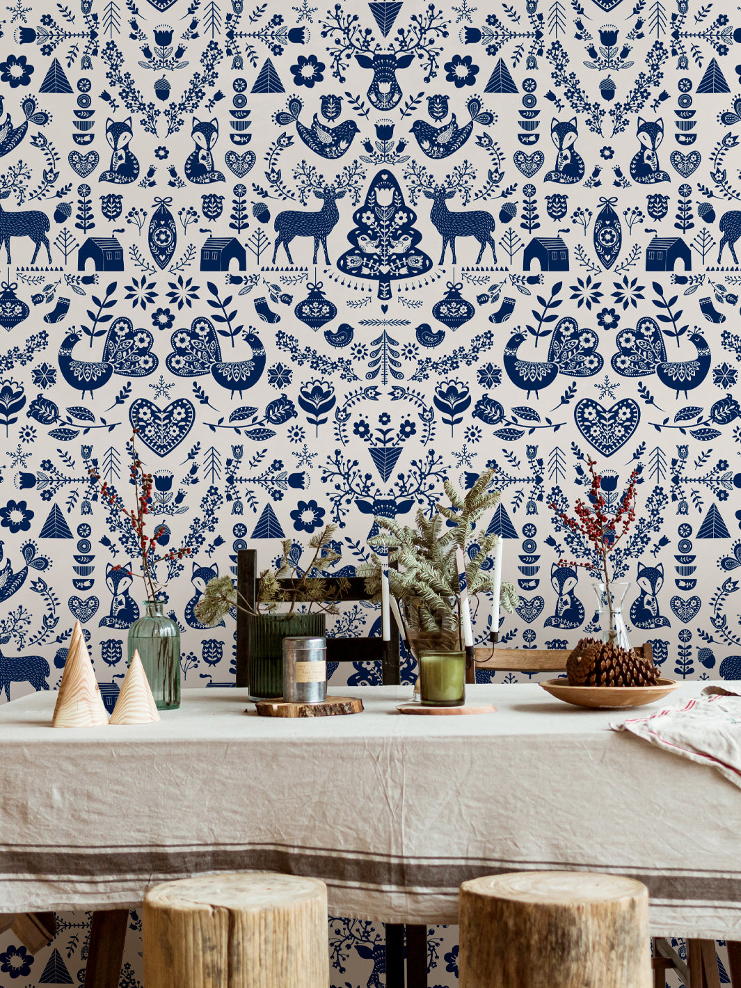 annika alisal wallpaper navy