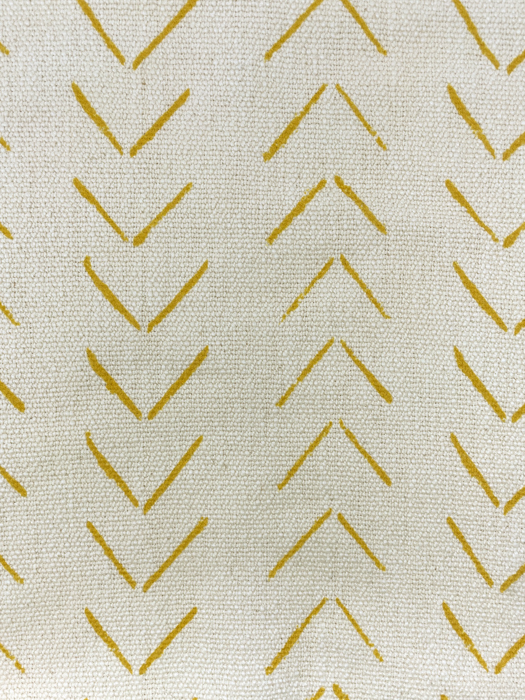 fabric by the yard arrows gold on california cotton
