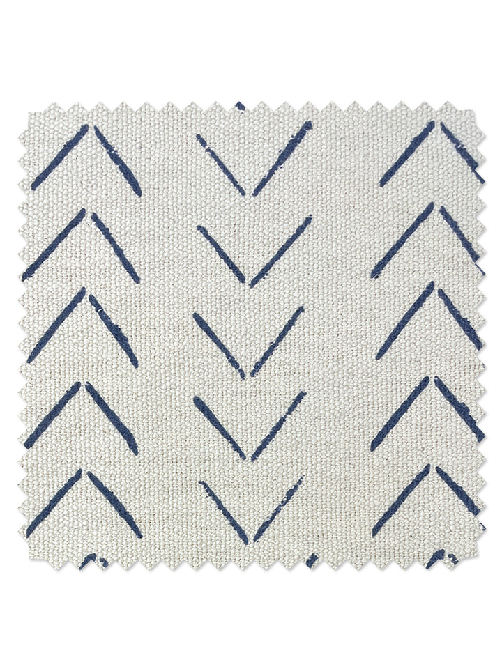 fabric by the yard arrows navy on california cotton
