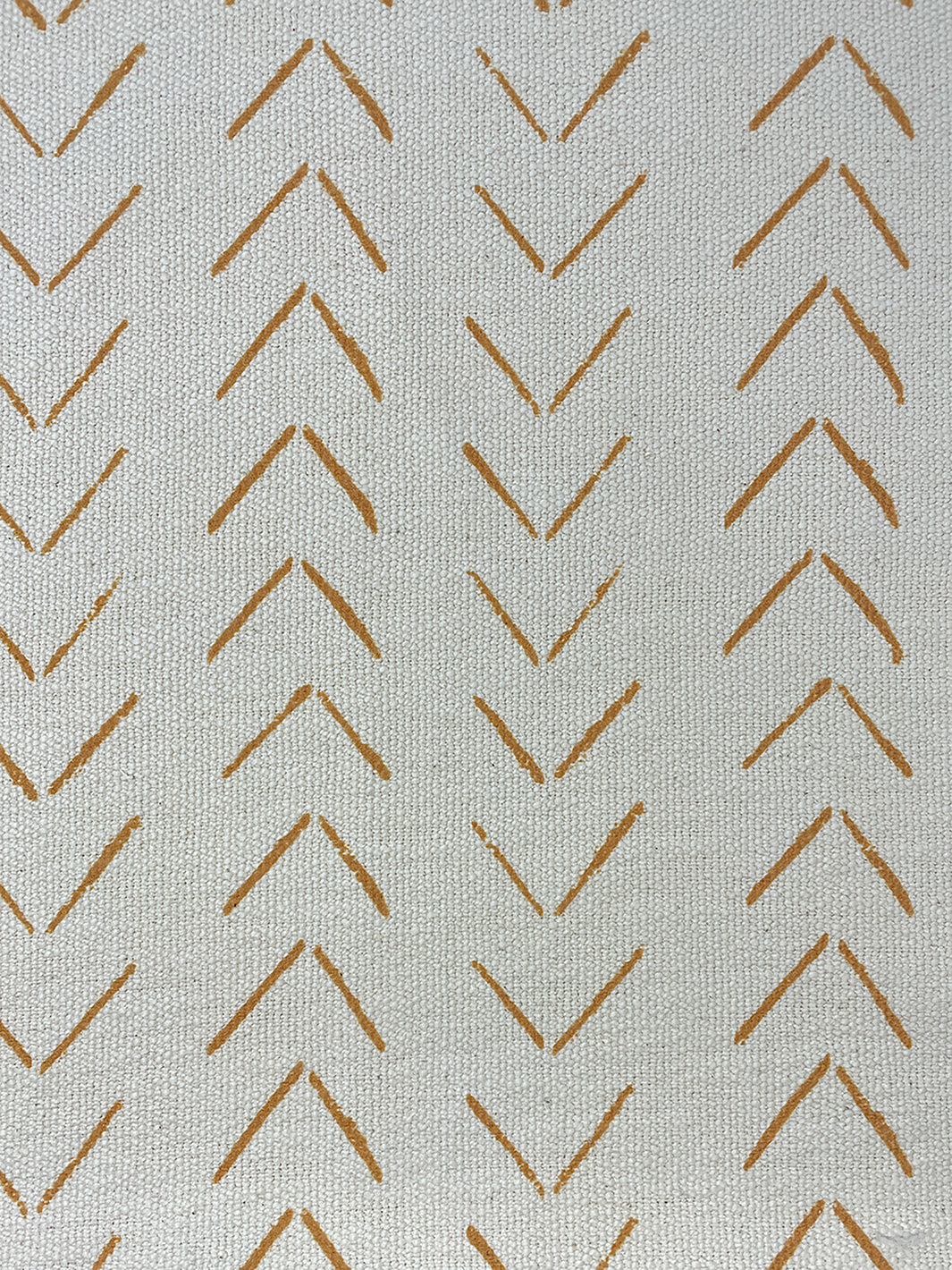 fabric by the yard arrows terracotta on california cotton