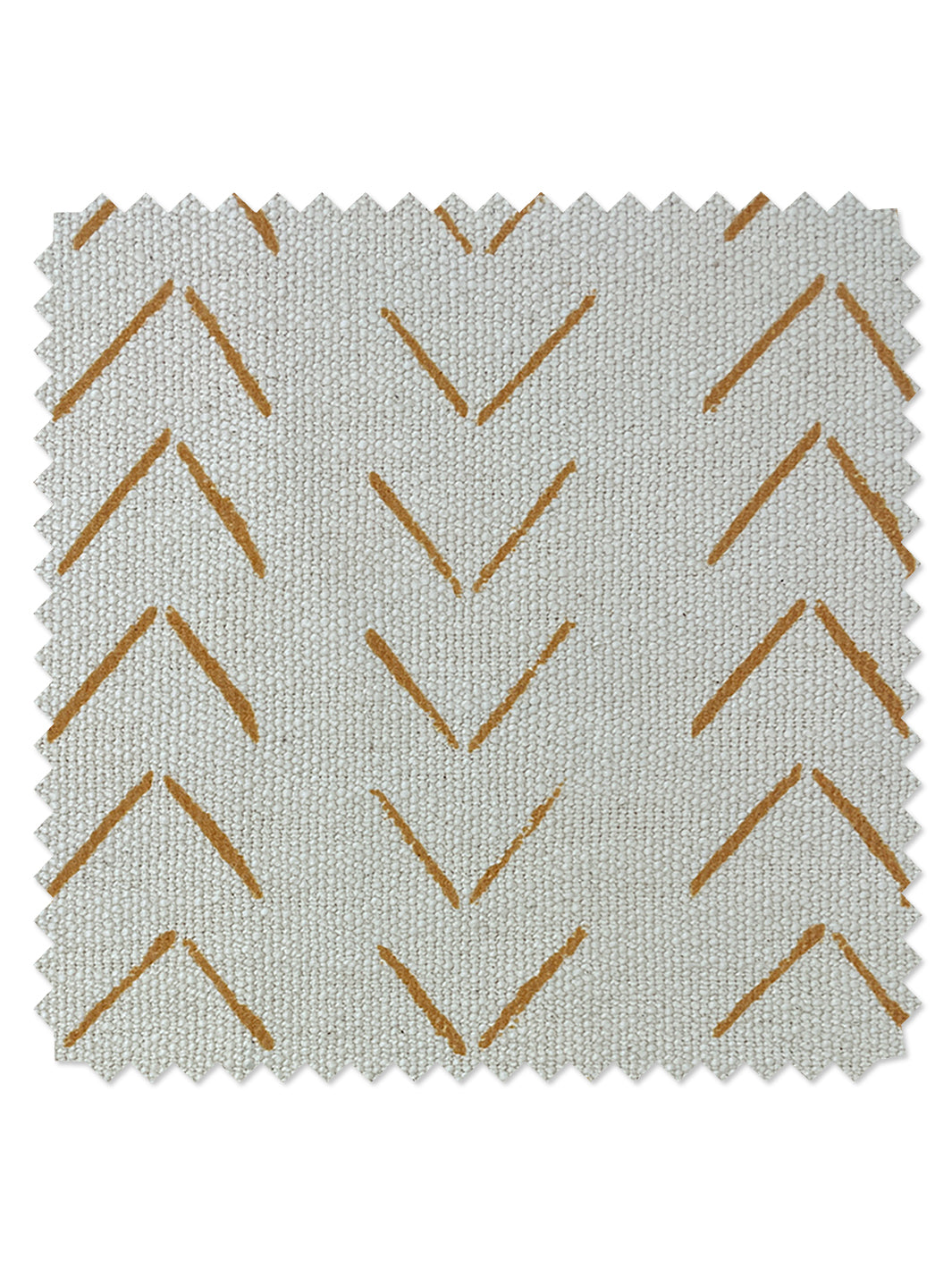 fabric by the yard arrows terracotta on california cotton
