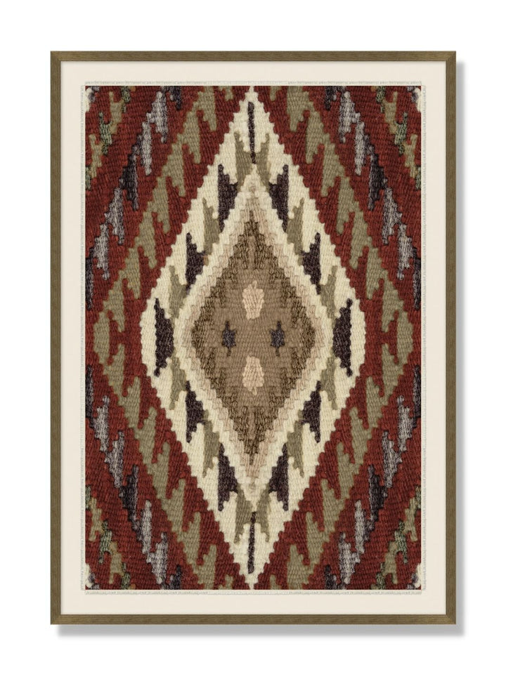 'Antique Kilim' by Nathan Turner Framed Art