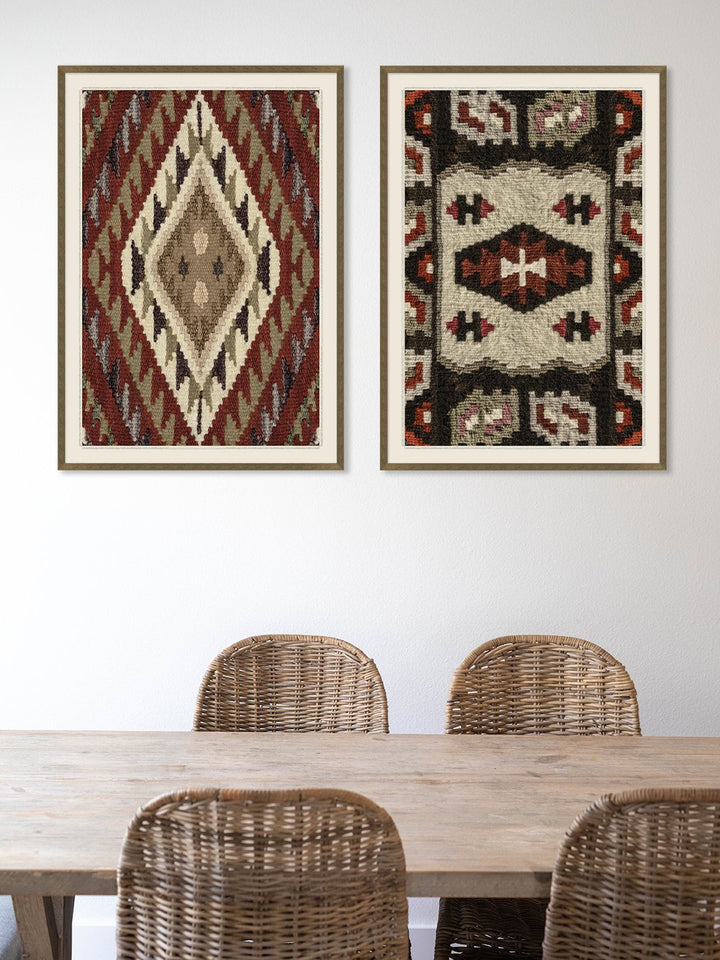 'Antique Rug' by Nathan Turner Framed Art