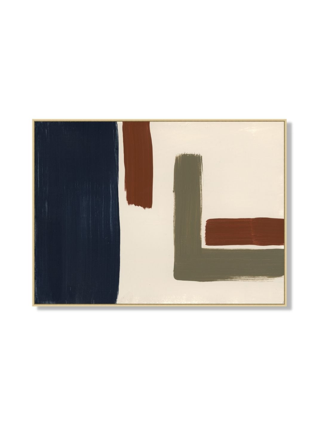 'Earthtone Turning 1' by Nathan Turner Framed Art