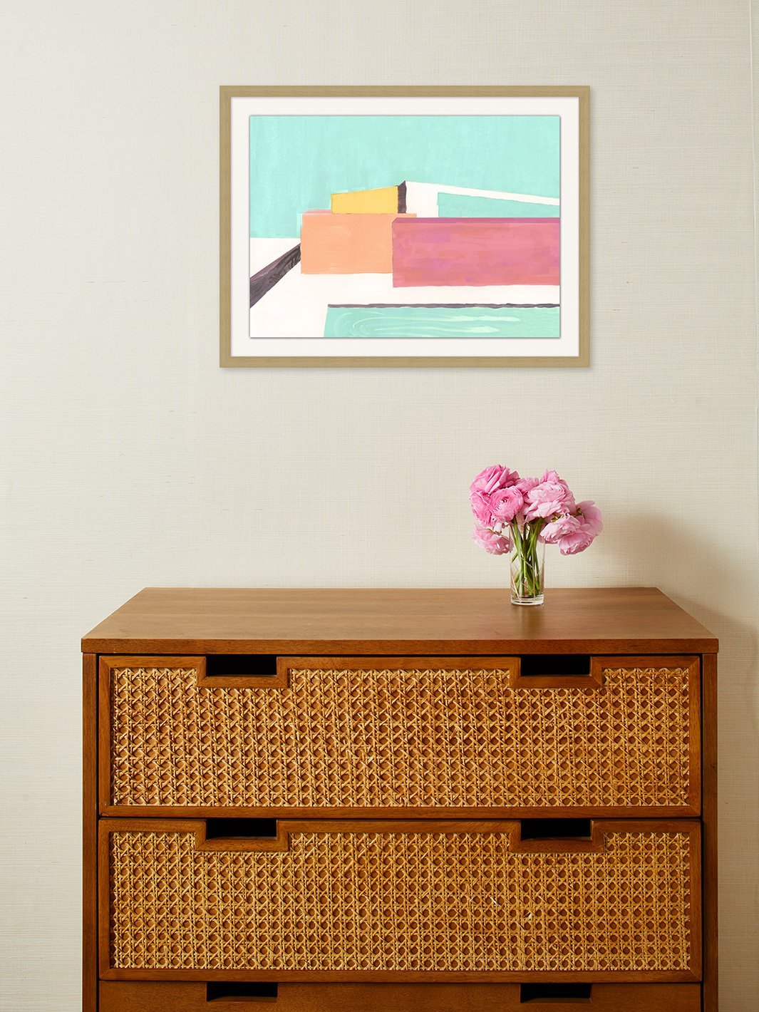'Expressionist Home' by Nathan Turner Framed Art