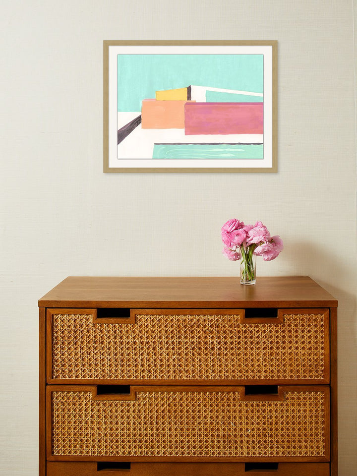 'Expressionist Home' by Nathan Turner Framed Art