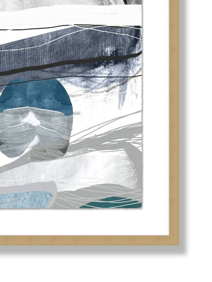 'Indigo Bay 1' by Nathan Turner Framed Art