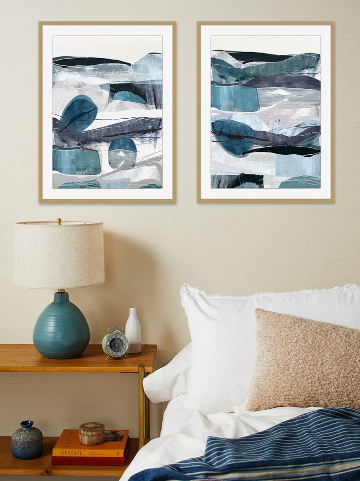'Indigo Bay 2' by Nathan Turner Framed Art