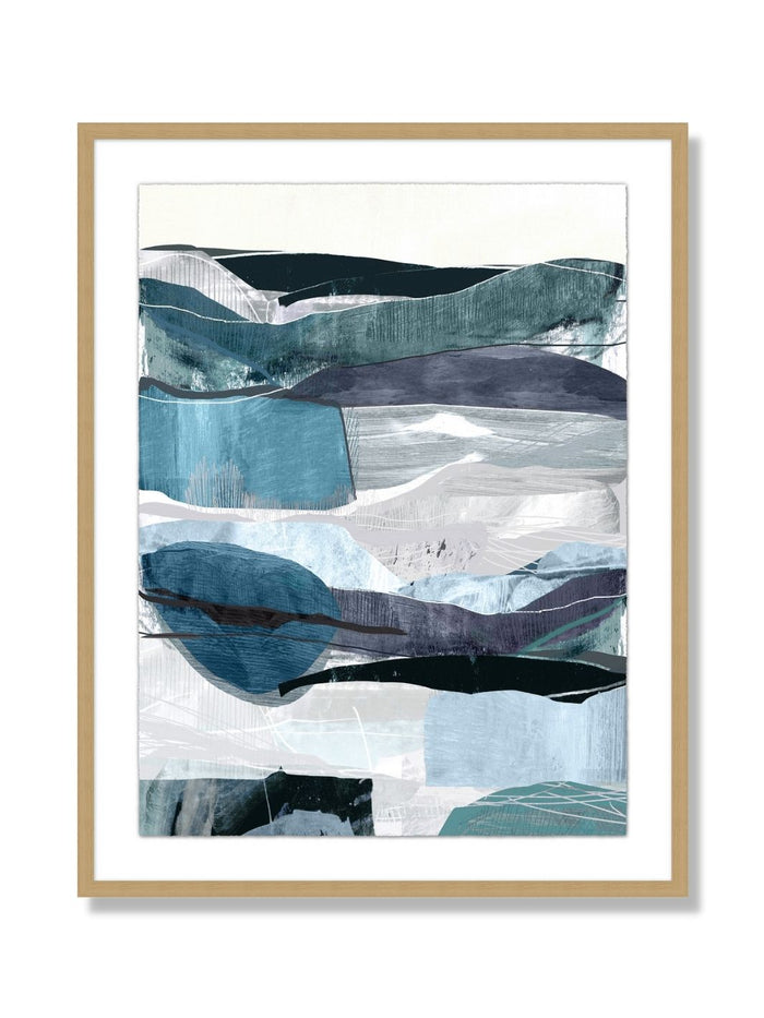 'Indigo Bay 2' by Nathan Turner Framed Art