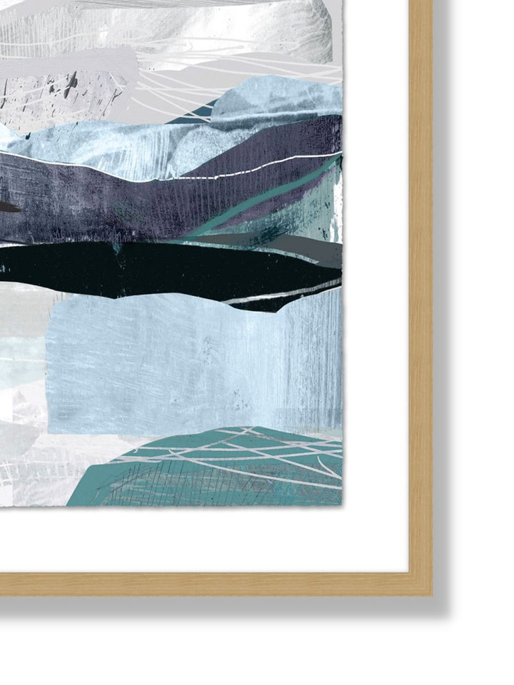 'Indigo Bay 2' by Nathan Turner Framed Art