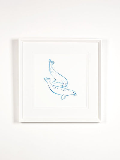 'Malibu Seals' Framed Art