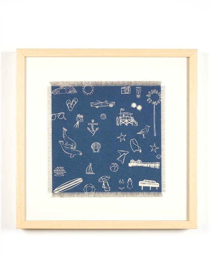 'Malibu Beachlife' Framed Art by Nathan Turner