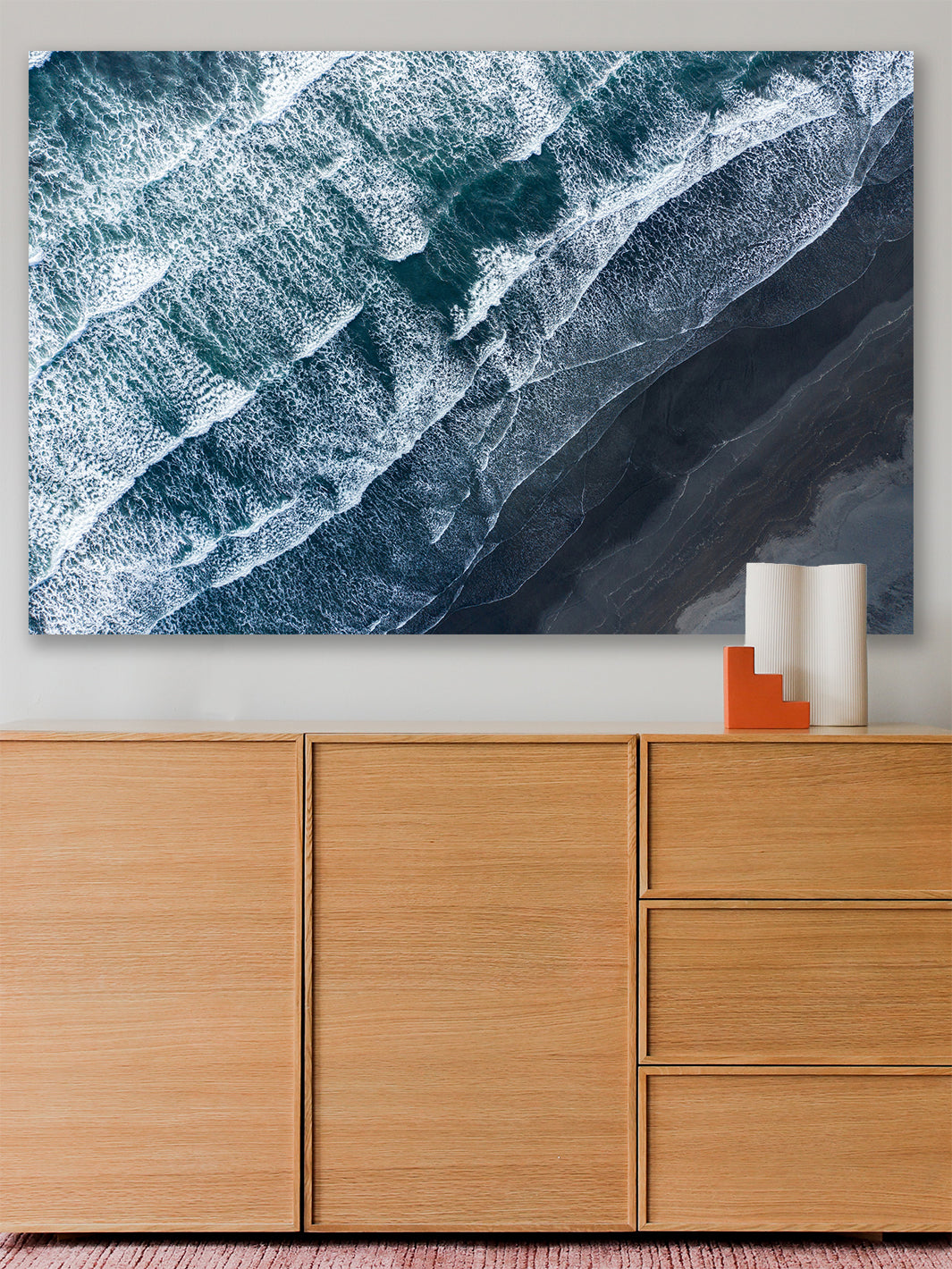 'Ocean Aerial' on Acrylic by Nathan Turner