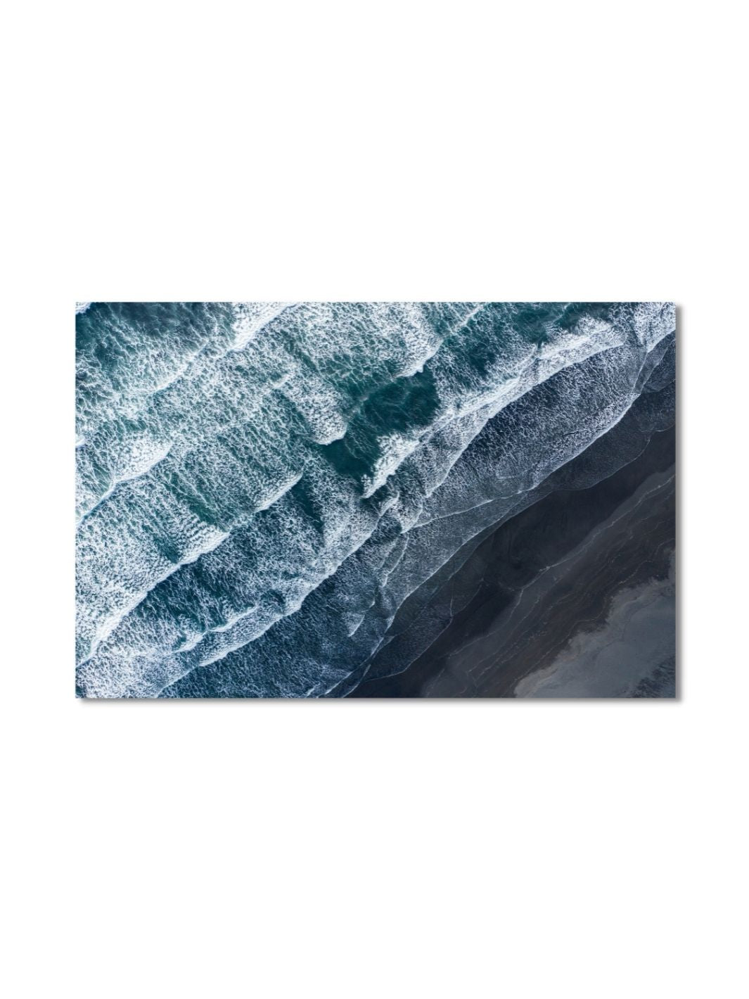 ocean aerial on acrylic by nathan turner