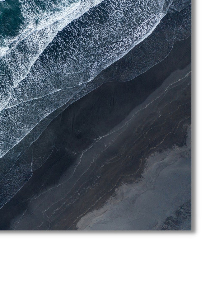 ocean aerial on acrylic by nathan turner