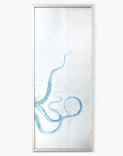 'Pacific Octopus Silverleaf' Framed Art