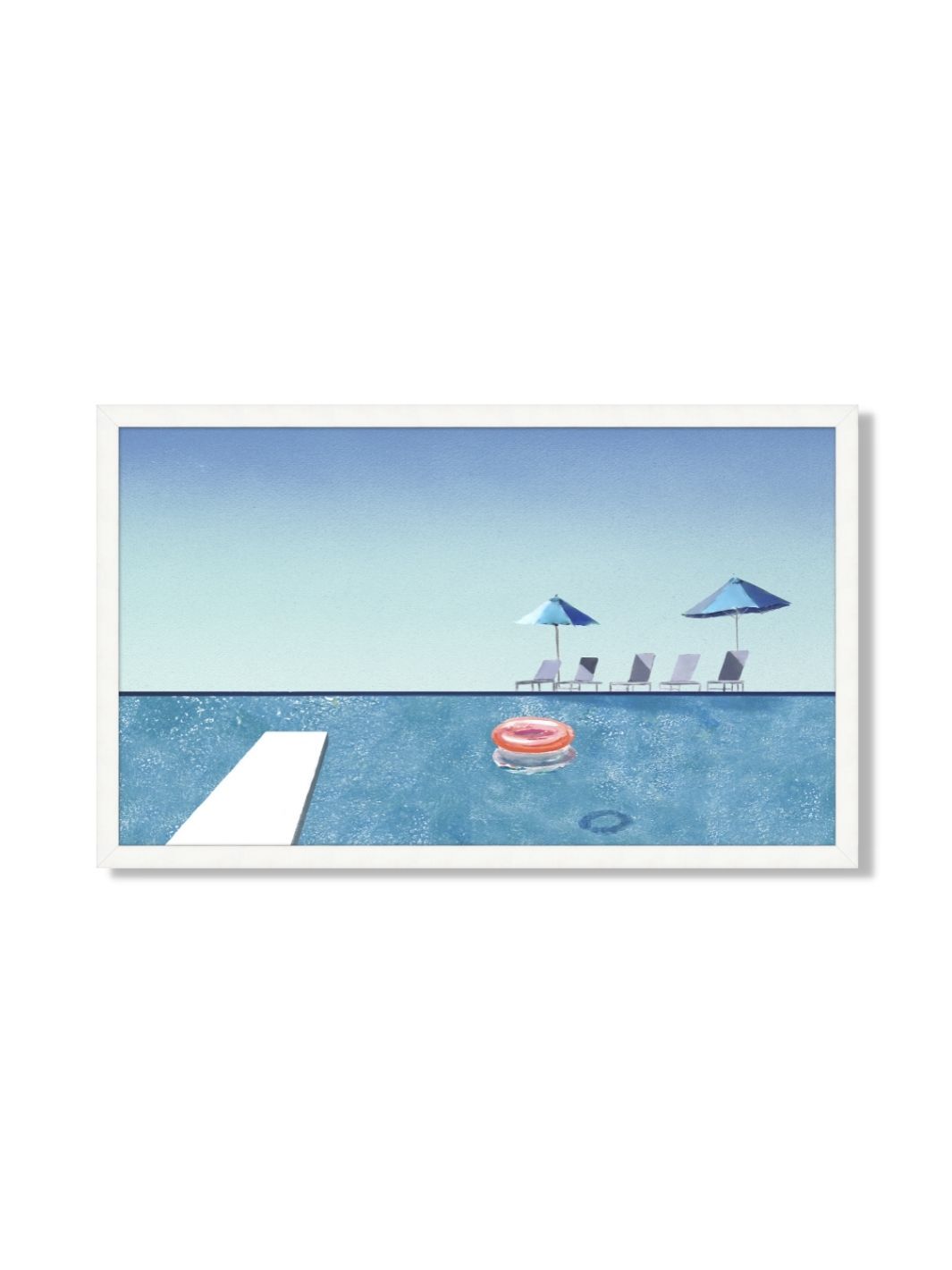 'Palm Springs Deck' by Nathan Turner Framed Art