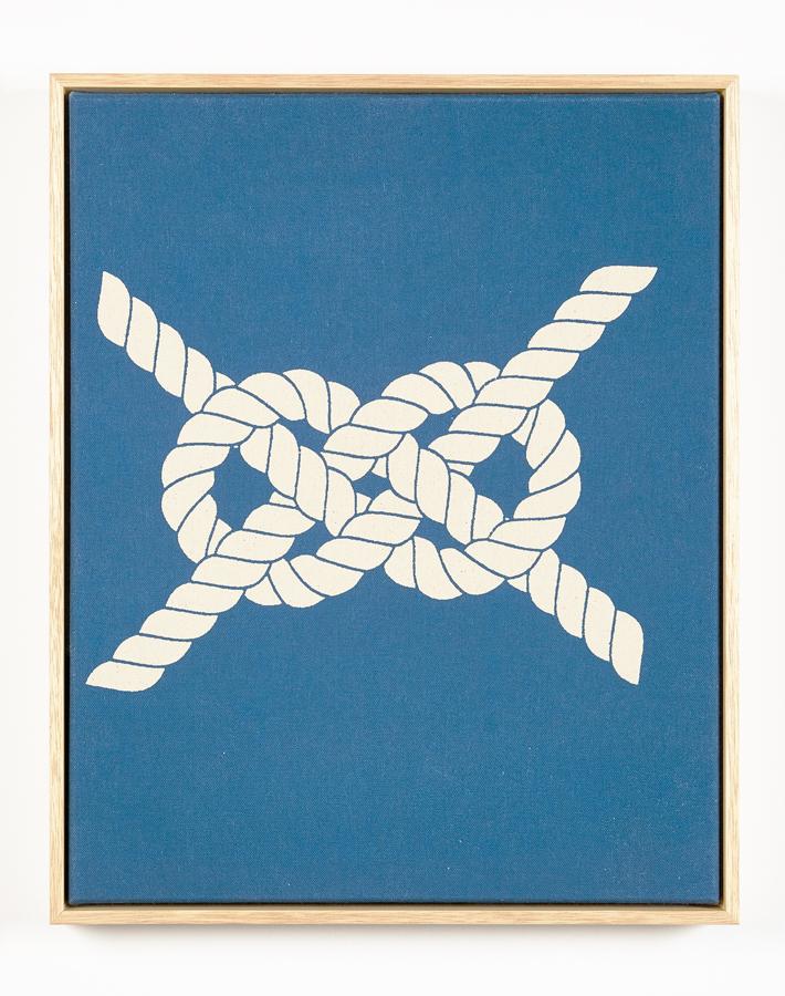 « Sailor's Knot » par Nathan Turner sur toile naturelle encadrée