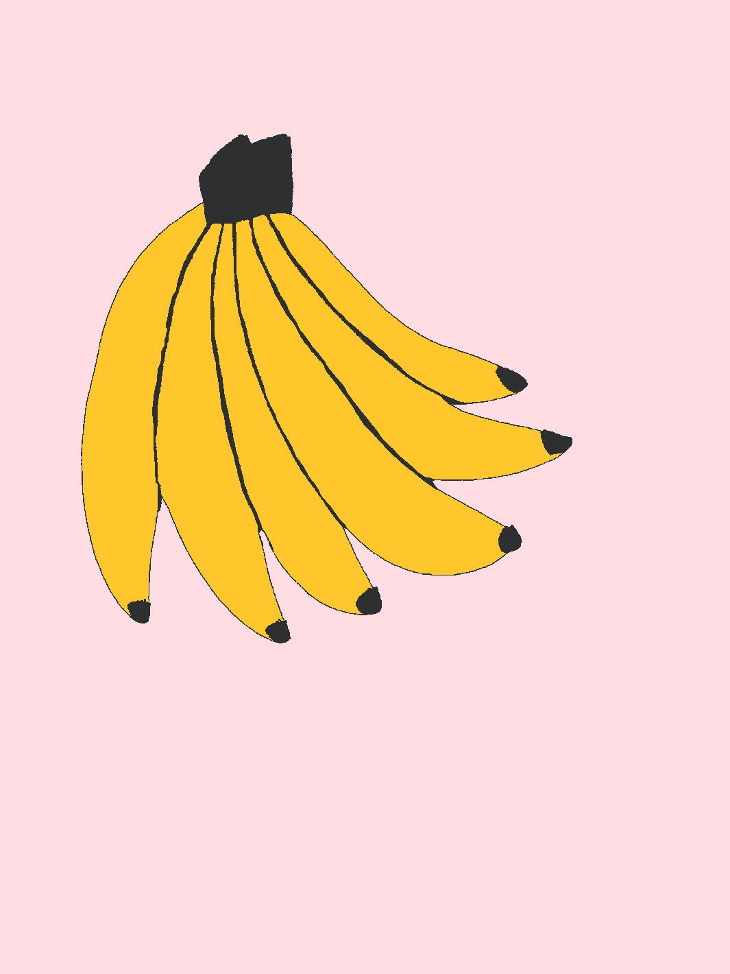 'Bananas' Wallpaper by Tea Collection - Ballet Slipper