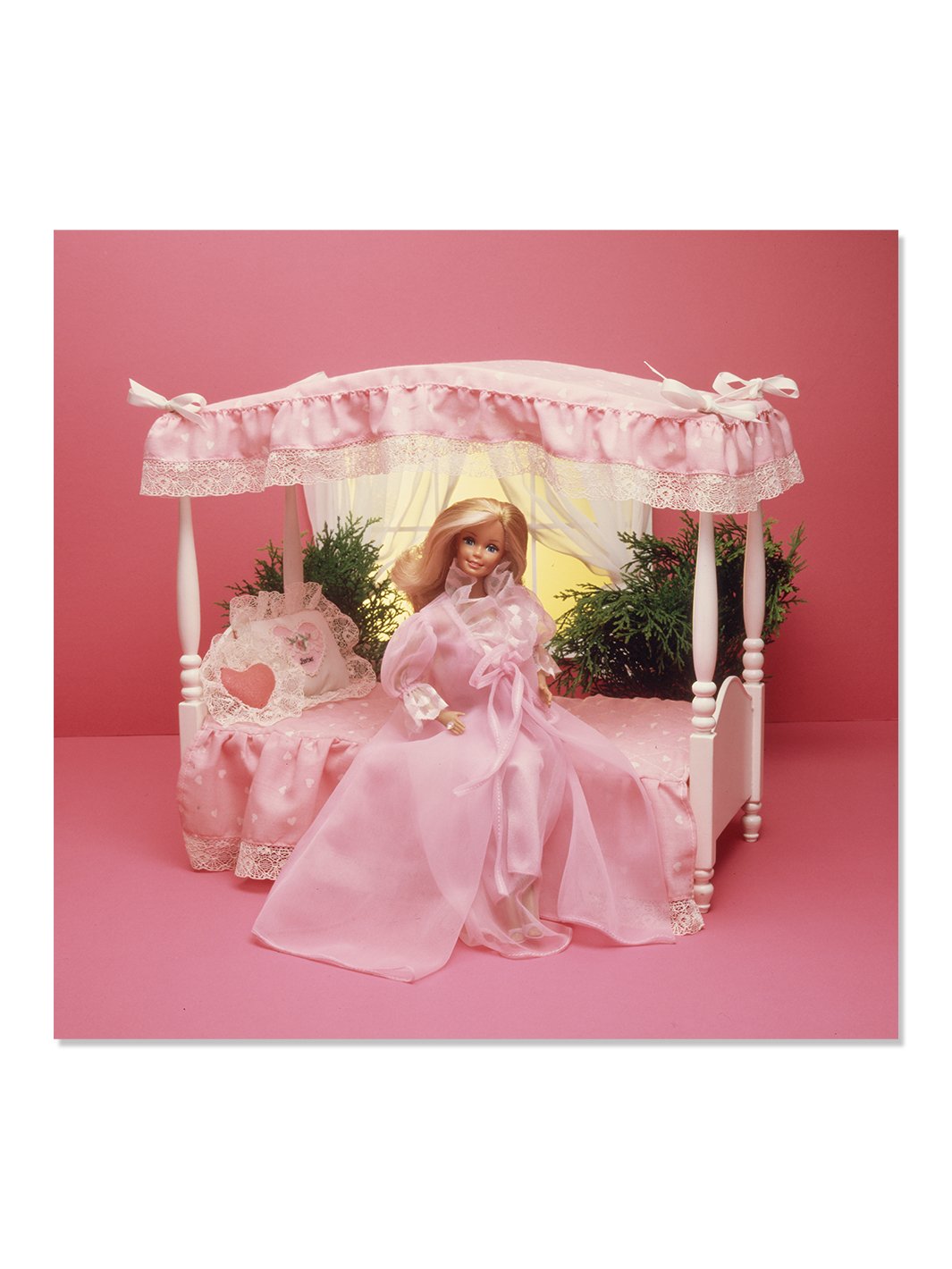 barbie dream bed on acrylic