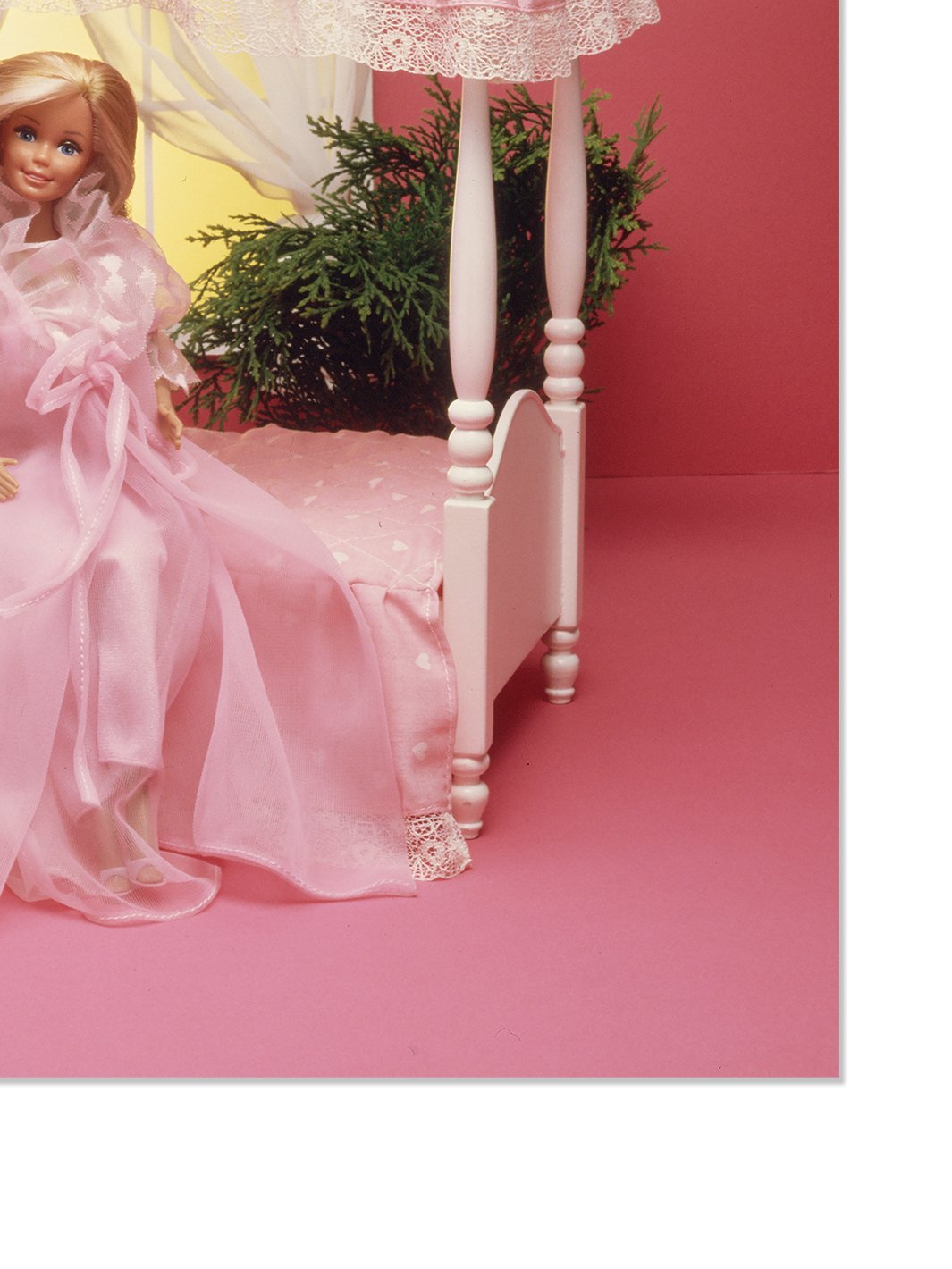 barbie dream bed on acrylic
